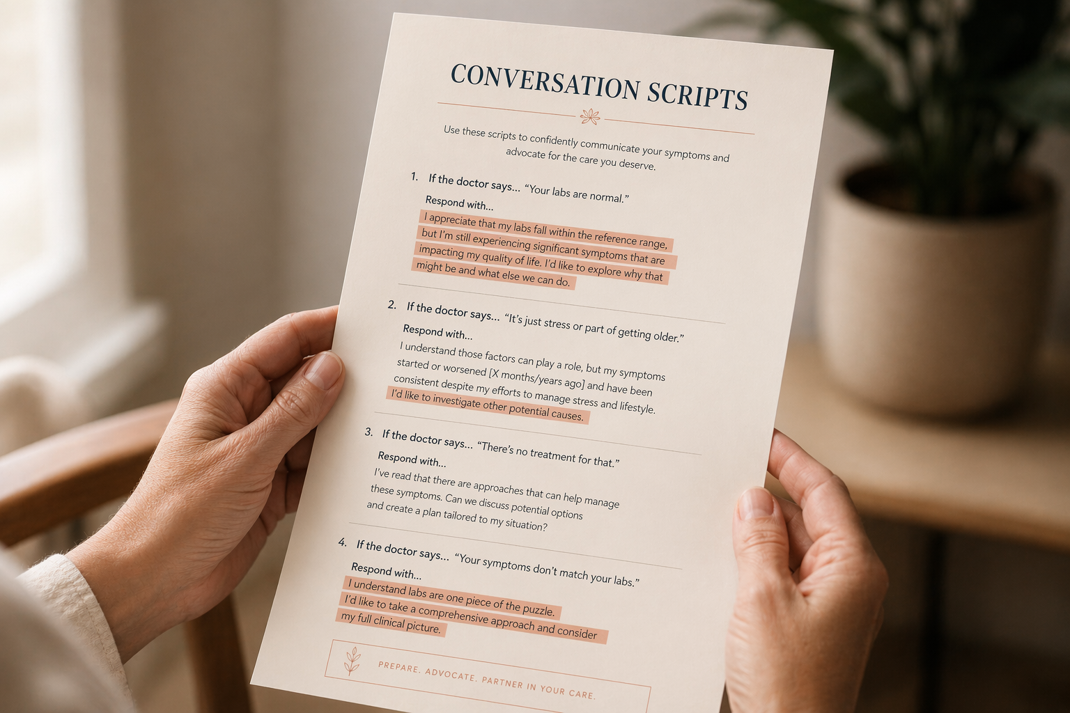 Doctor conversation scripts